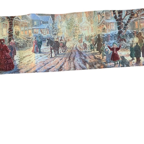 NWT Thomas Kinkade A Victorian Christmas Carol 2011 Lighted Runner - Picture 12 of 15